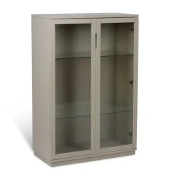 Aoko display cabinet 120 cm, Beige