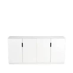 Aoko sideboard 77x160 cm, white lacquer