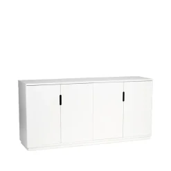 Aoko sideboard 77x160 cm, white lacquer