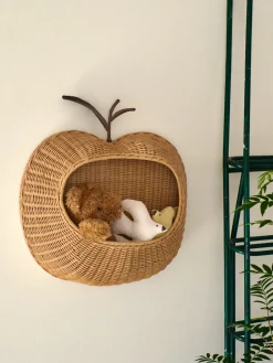 Apple wallshelf, 49,6x52 cm