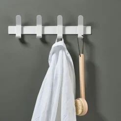 A-Rack, White, 4 hooks