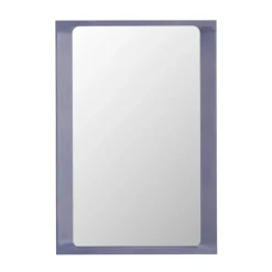 Arced mirror 80x55 cm, Light lilac