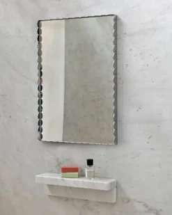 Arcs Mirror Rectangle S mirror 43.5x61.5 cm, Stainless steel