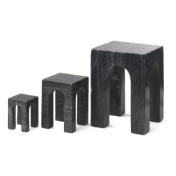 Arkis book end 3 pieces, Black
