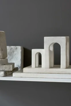 Arkis book end 3 pieces, White