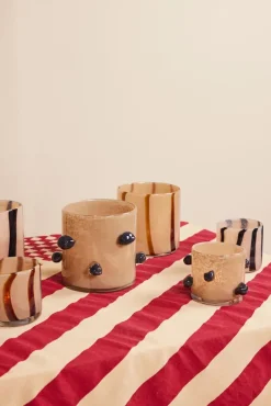 Arlo lantern M Ø15 cm, Beige-black
