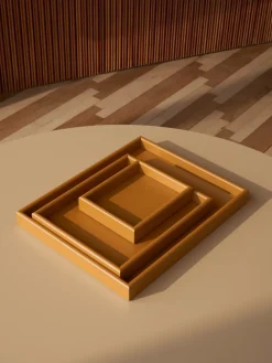 Arrange tray small 17.3x21.4 cm, Amber