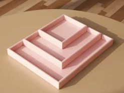 Arrange tray small 17.3x21.4 cm, Ruby