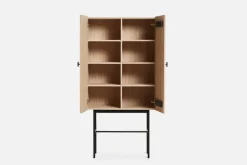 Array cabinet. 80 cm, White pigmented oak