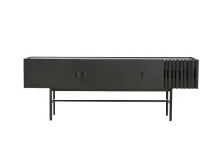 Array side table, low, 150 cm, Black oak