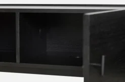 Array side table, low, 150 cm, Black oak