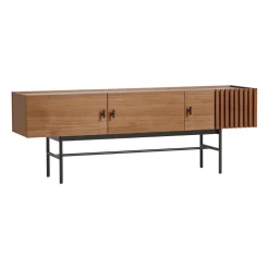 Array side table, low, 150 cm, Walnut