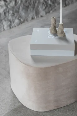 Art Piece Liquid candlestick large, Sand