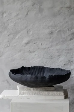 Art piece patch bowl Ø35 cm, Black