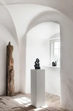 Art piece symbiosis sculpture 29 cm, Black