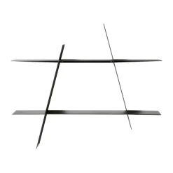 A-Shelf wall shelf Large 78x12x67 cm, Black