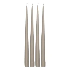 Atmosphere long candle 4 pack 32 cm, Taupe