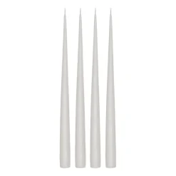 Atmosphere long candle 4 pack 32 cm, Icy grey
