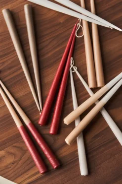Atmosphere long candle 4 pack 32 cm, White