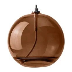 Aura oil lamp large, Brown