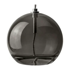 Aura oil lamp medium, Smoke grey