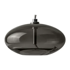 Aura oil lamp small, Smoke grey