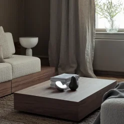 Aura table mirror, Stainless steel