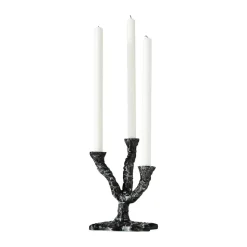 Ava candle sticks 22 cm, Antique grey