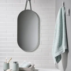 A-Wall Mirror, Black, small