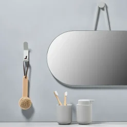 A-Wall Mirror, Black, small