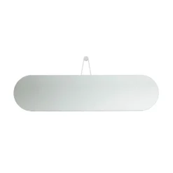 A-Wall Mirror, Soft grey, large