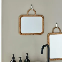 Baki mirror with frame 24x32 cm, Nature