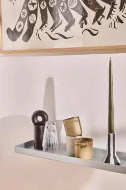 Bakku wall shelf small 16x50 cm, Aluminium