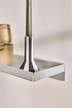 Bakku wall shelf small 16x50 cm, Aluminium