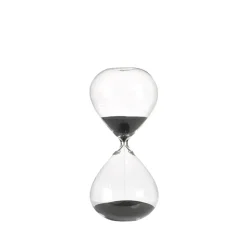 Ball hourglass M 30 cm, black