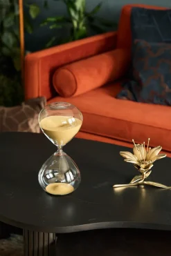 Ball hourglass M 30 cm, Gold