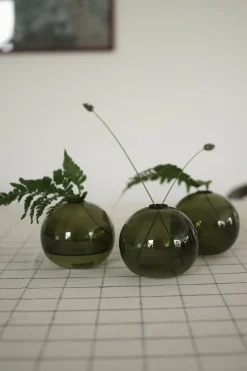 Ball vase Ø10 cm, Green