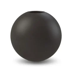 Ball vase black, 20 cm