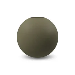Ball vase olive, 10 cm