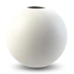 Ball vase white, 30 cm
