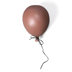 Balloon decoration 17 cm, dusty red