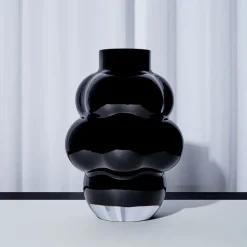 Balloon vase 04 32 cm, black
