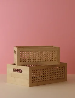 Bamboo box storage box 20x30 cm, Bamboo