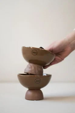 Base Dome bowl S Ø12 cm, Nougat
