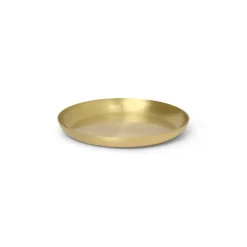 Basho tray Ø9.5 cm, brass