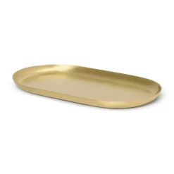 Basho tray 9x18 cm, brass
