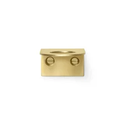 Basho wall hanger, brass