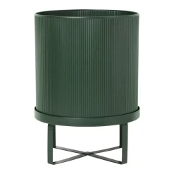Bau flower pot large Ø28 cm, Dark green
