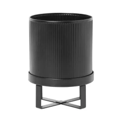 Bau flower pot small Ø18 cm, Black