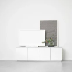 Beam side table, Light grey, light grey base